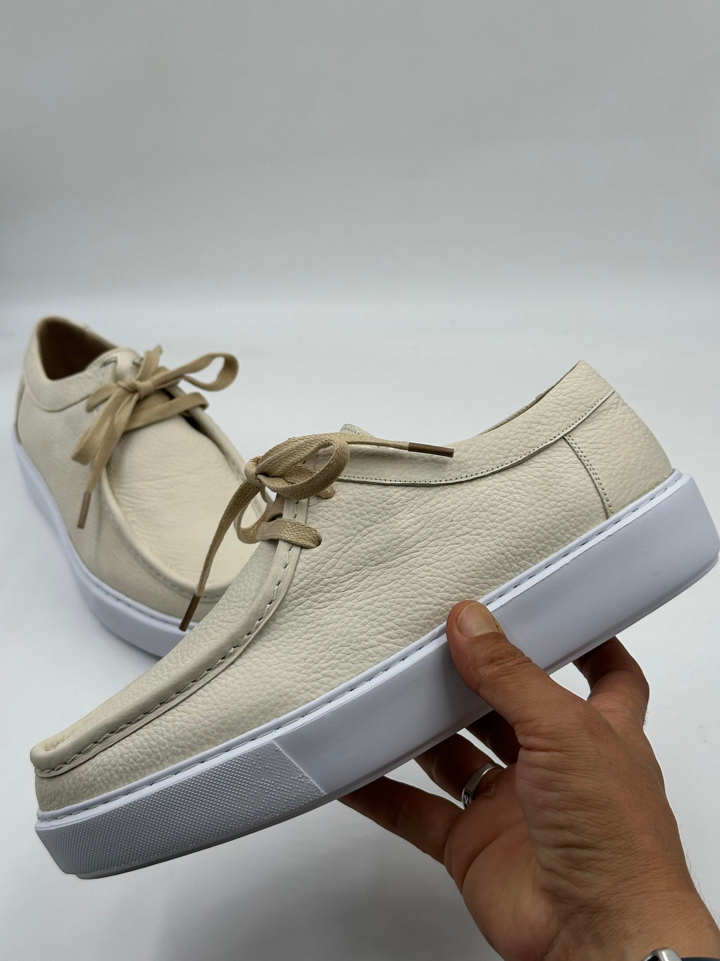 Derby Cuir Grainé Plateforme